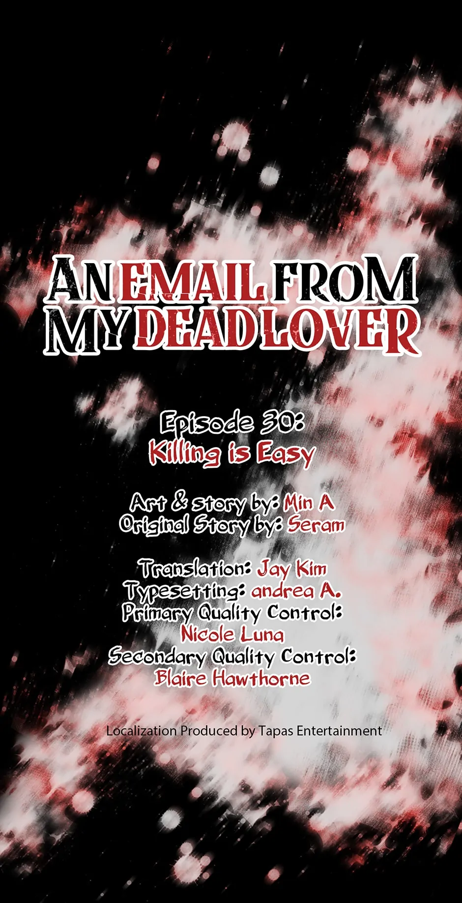 An Email From My Dead Lover Chapter 30 - Page 1